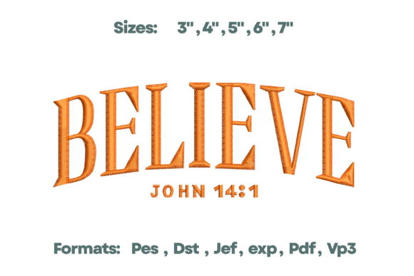 Believe John 14 1 Bible Embroidery Review