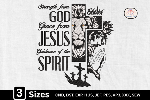 Christian Lion Cross Embroidery Review