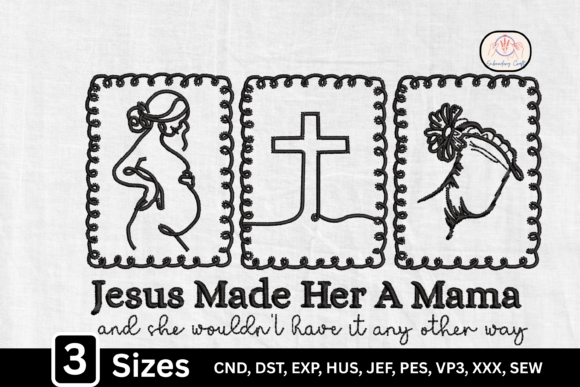Christian Motherhood Mom Embroidery Review